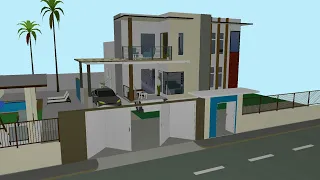 2Stotey House design #floorplancreator #3dhouse