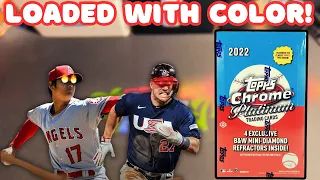 Tons of Color! 2022 Topps Chrome Platinum Anniversary Lite Hobby Box Review!