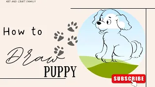 How to draw a dog from number 66 | Easy Dog drawing 2022 | Cute puppy Draw | Number Drawing