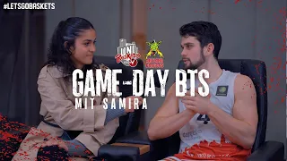 Game-day BTS mit Samira: Uni Baskets Paderborn vs Artland Dragons