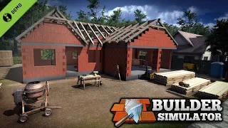 Обзор Builder Simulator # 1 Начало постройки дома мечты!