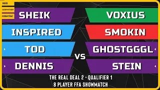 WC3 - The Real Deal 2 - Qualifier 1 - 8 Player FFA Showmatch