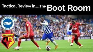 Brighton v Watford - Tactical Review in the Boot Room