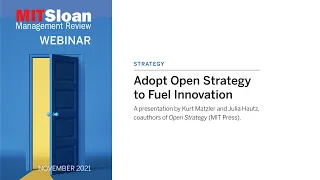 Adopt Open Strategy to Fuel Innovation