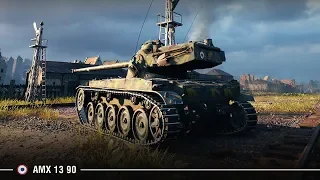 AMX 13 90 бьется за Химмельсдорф | Боевая медаль Фадина
