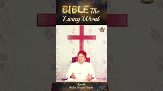 BIBLE The Living Word || #apostleankuryosephnarula #shorts || Ankur Narula Ministries