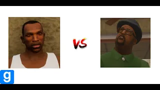 GMOD NPC BATTLES - CJ vs Big Smoke