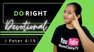 DO RIGHT – Daily Devotional