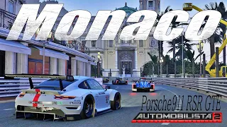 Automobilista 2 - Monaco - Porsche 911 RSR GTE【AMS2】