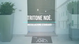 Tritone Noè la paratia Fai da Te, installazione Tipo A (in luce).