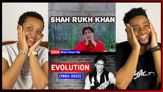 African Couple Reacts To Shah Rukh Khan Evolution (1992-2023) | Deewana-Pathaan |