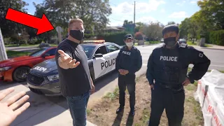 crazy neighbor gets angry and calls the Police on us