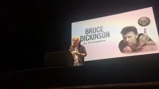 Bruce Dickinson (Iron Maiden) Speaking tour and Q&A highlights - Melbourne Australia October 19 2018