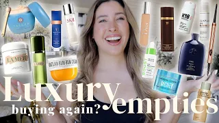 PRODUCTS EMPTIES THAT I WILL BUY AGAIN | MY LUXURY TRASH : LA MER, TOM FORD, DIOR, CHARLOTTE TILBURY