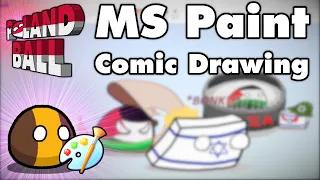 Aaron draws a comic about Israel & Palestine | Countryballs Comic Drawing