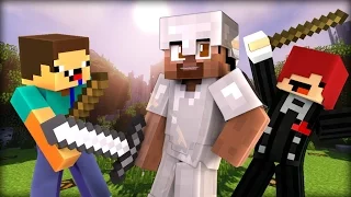 TEAMING WITH TWO NOOBS - Minecraft Hunger Games #354 with Vikkstar