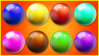 Learn Color Names with Balls | Colours for Kids Children Toddlers & Babies | Learning & Education