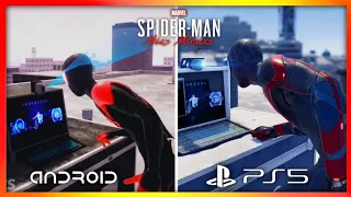 Spider-Man: Miles Morales | Mobile Vs PS5 | Traversal Challenge | R-User Games Vs PS5