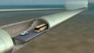 Incredible Mega Project! China Builds Undersea Tunnel That Shocks The World