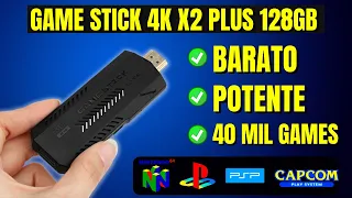 Game Stick 4K X2 Plus do AliExpress Barato com 40 Mil Jogos