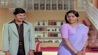 Dr. Rajkumar Angry On Lover Saritha For Supporting Criminal | Keralida Simha Kannada Movie Scene