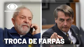 Lula e Bolsonaro trocam acusações numa "prévia" do que será 2022