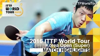 2016 Korea Open Highlights: Xu Xin vs Cazuo Matsumoto (R16)