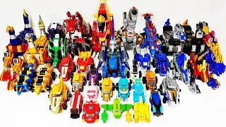 Dino Core, GeoMecha, Power rangers, GoGo Dino, Dino Mecard Dinosaur Robot Transformation Toys Play