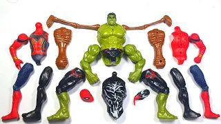 Merakit Hulk Smash VS Venom VS Spdier-Man VS Siren Head ~ Marvel Avengers Toys