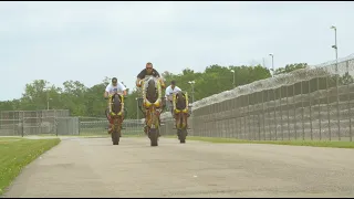 Motorcycle Stunt Riding in Maximum Security Prisons