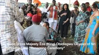 African American "Renaming Ceremony" at Igbo Village