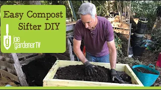 How to Make a Compost Sifter (and why you should)