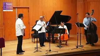 Cuarteto 1 para Violín, Violonchelo, Contrabajo y Clarinete del maestro Edgar Segura.