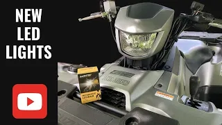 LED Light upgrade Suzuki King Quad 750