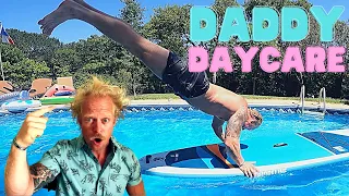 FUN WITH DAD - Motorcycles, Paddleboard and swimming!