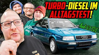 GÜNSTIGER kann man keinen Oldtimer FAHREN! - Audi 80 B4 1.9 TDI - Der Alltagstest!