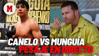 EN DIRECTO I Canelo vs Jaime Munguía, pesaje y cara a cara en vivo