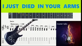 #CUTTING CREW#I JUST DIED IN YOUR ARMS#  |Guitar Tab| TUTORIAL#Mastertabs#BestFreeYoutubeMusicLesson