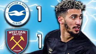 Brighton 1-1 West Ham Match Reaction! Very Disappointing..