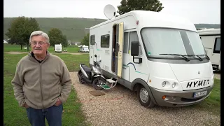 Hymer mobile home 18 years old: 1st hand and a very satisfied owner.