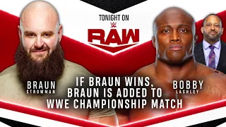 Bobby Lashley vs Braun Strowman (Full Match)