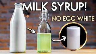 Milk Syrup - Can It REPLACE EGG WHITE? Silky, Frothy & Simple!