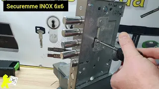 🔥Вскрытие замка Securemme INOX 6x6 с помощью Turbodecoder продажа отмычек для  открытия замков 🔐