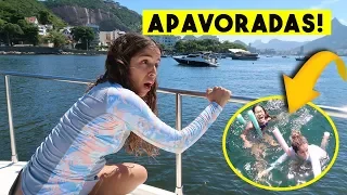 PASSANDO SUFOCO NO PASSEIO DE BARCO !