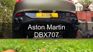 Aston Martin DBX707 exhaust sound | Cold start 2022