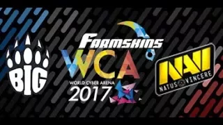 LIVE CS:GO  BiG vs NaVi - WCA 2017 Europe Main Qualifier