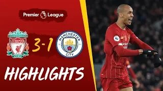 Liverpool 3-1 Man City | Fabinho's stunner helps Reds beat City | Highlights