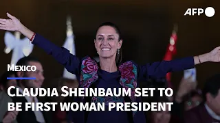 Claudia Sheinbaum becomes Mexico's first woman president | AFP