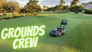 Reel Mowing Greens | Golf Course Maintenance | EP:43