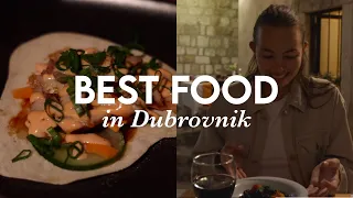 CROATIAN FOOD TOUR // our fav local foods & restaurants in Dubrovnik